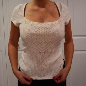 Boot-barn Women's White Crop-top